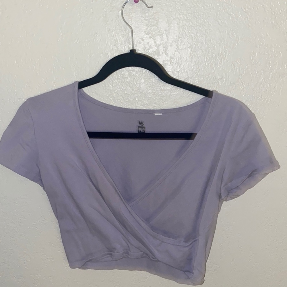 Pastel Purple Crop Top